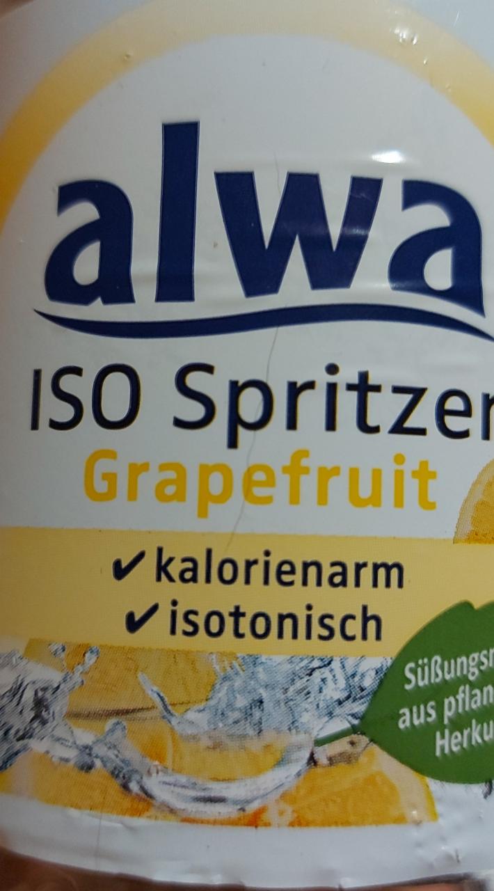 Fotografie - Alwa ISO Spritzer Grapefruit