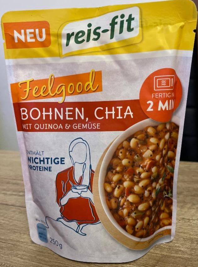 Fotografie - Bohnen, Chia mit Quinoa & Gemüse Reis-Fit