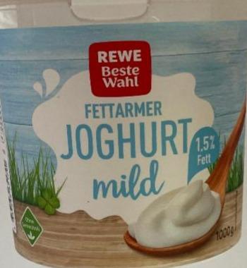 Fotografie - Fettarmer Joghurt mild Rewe beste wahl