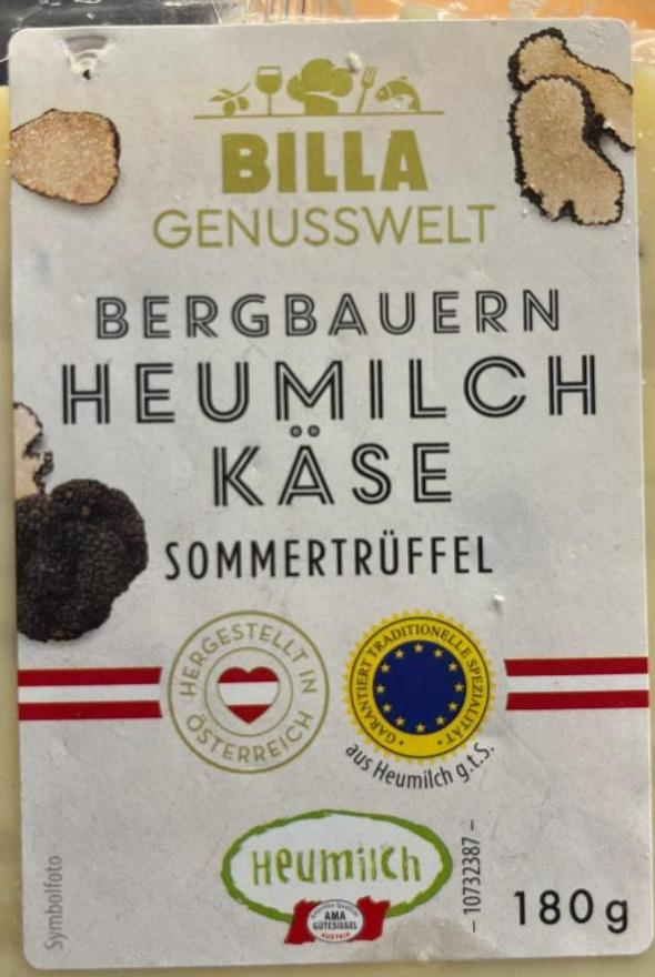 Fotografie - Genusswelt bergbauern heumilch käse Billa