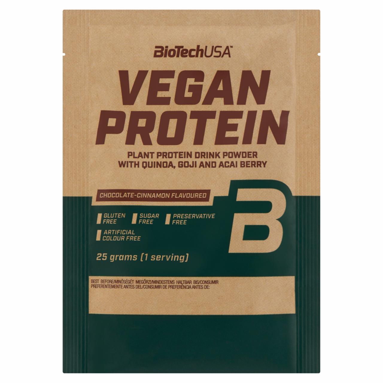 Fotografie - Vegan protein chocolate-cinnamon flavoured BioTechUSA