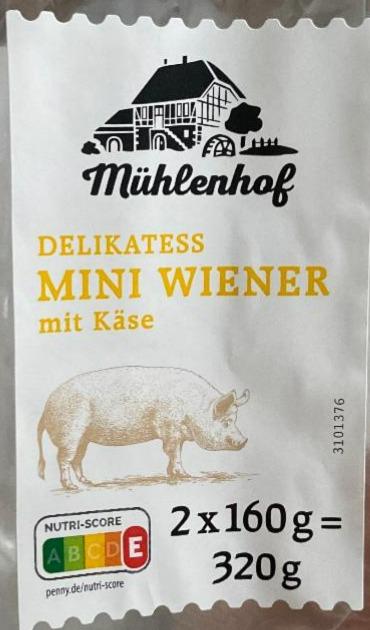 Fotografie - Delikatedd mini wiener mit Käse Mühlenhof