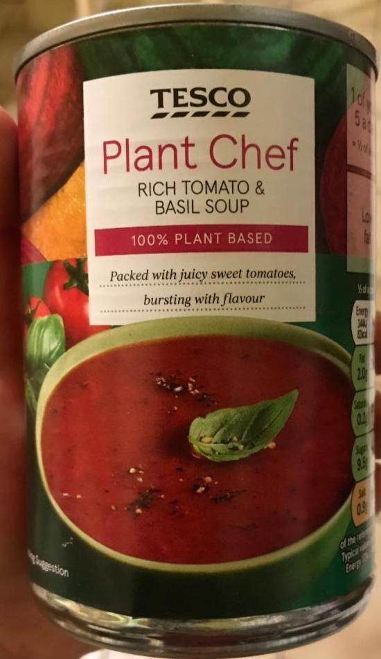 Fotografie - Plant Chef Rich tomato & basil soup Tesco