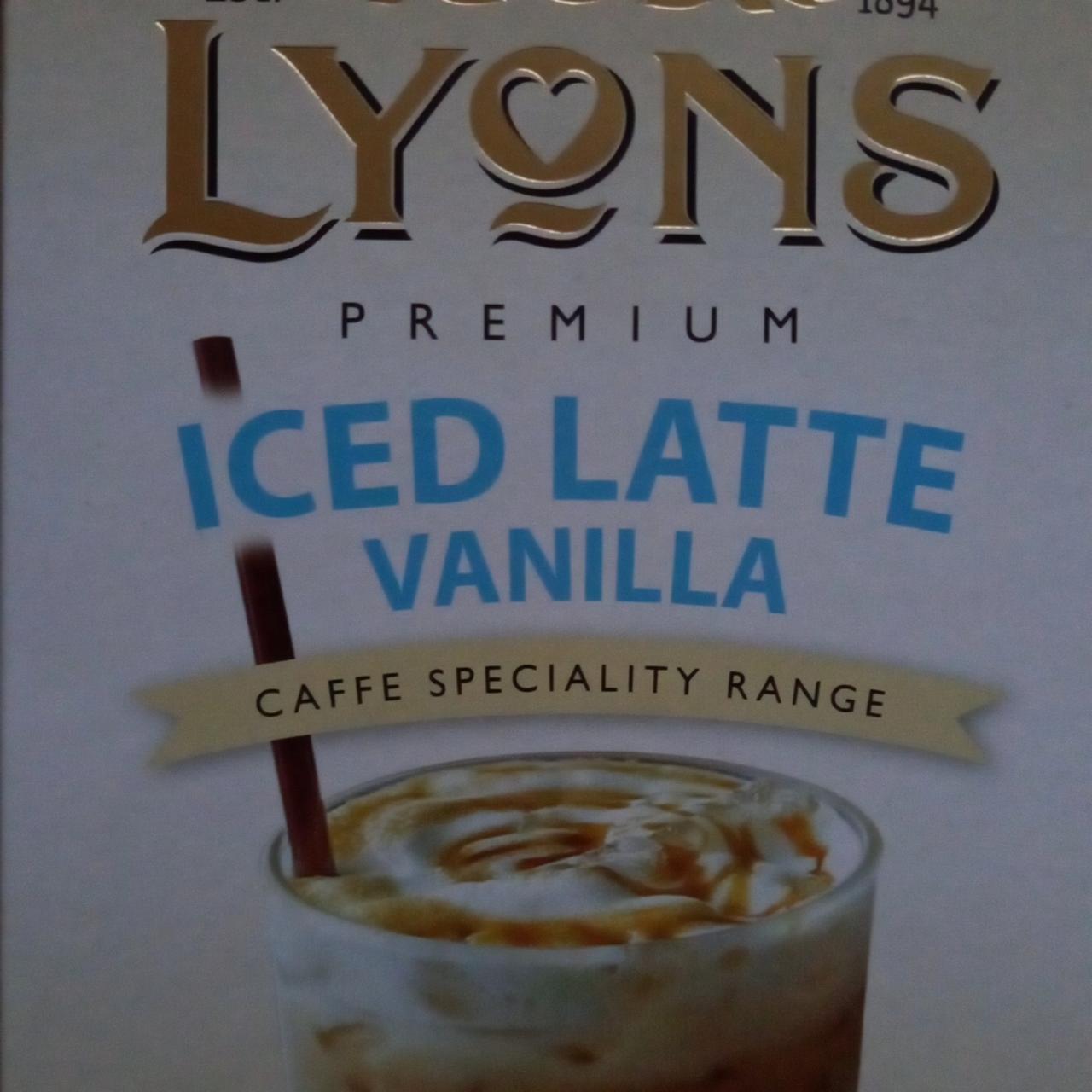 Fotografie - Iced latte vanilla Lyons