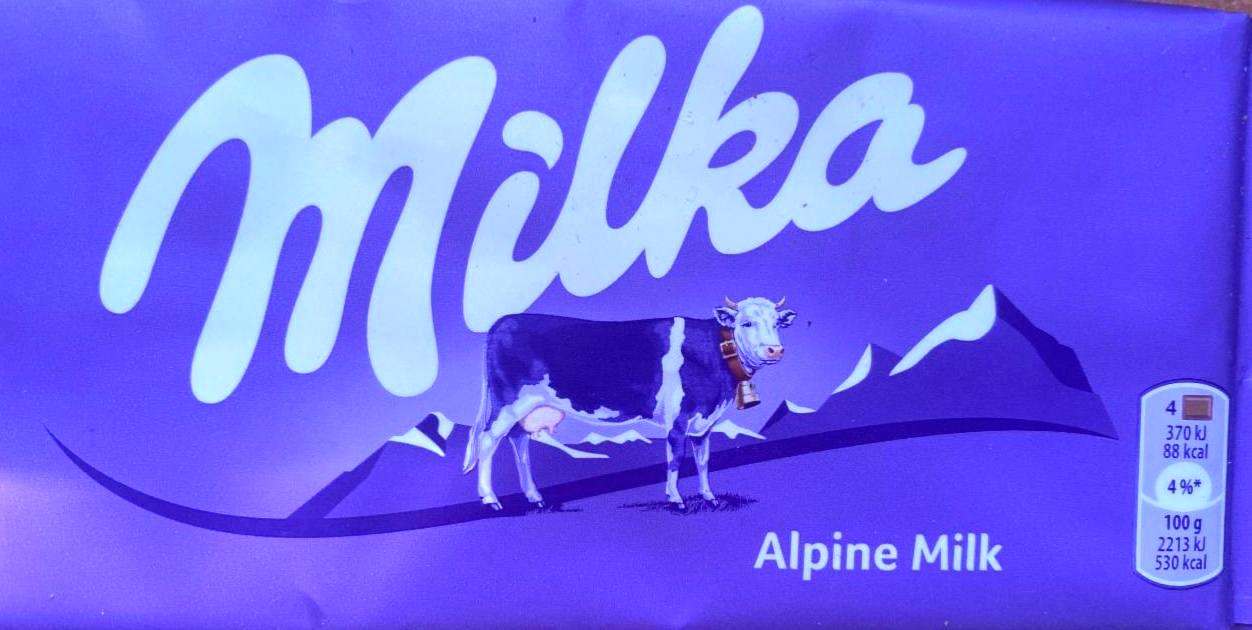 Fotografie - Milka čokoláda mléčná (Alpine milk)