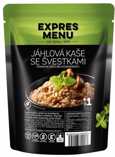 Fotografie - Jáhlová kaše se švestkami Expres menu