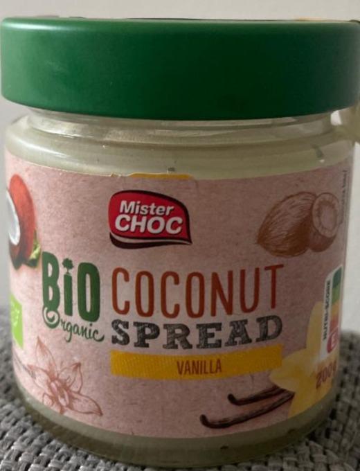 Fotografie - BIO organic Coconut spread vanilla Mister Choc