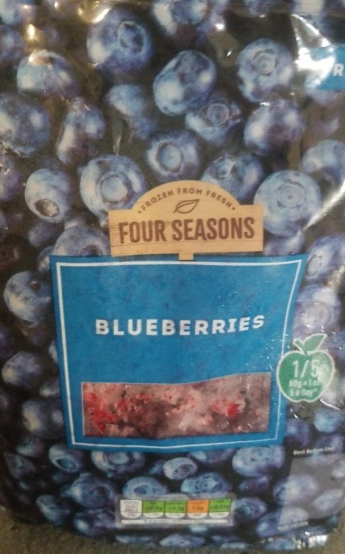 Fotografie - Blueberries frozen Four Seasons