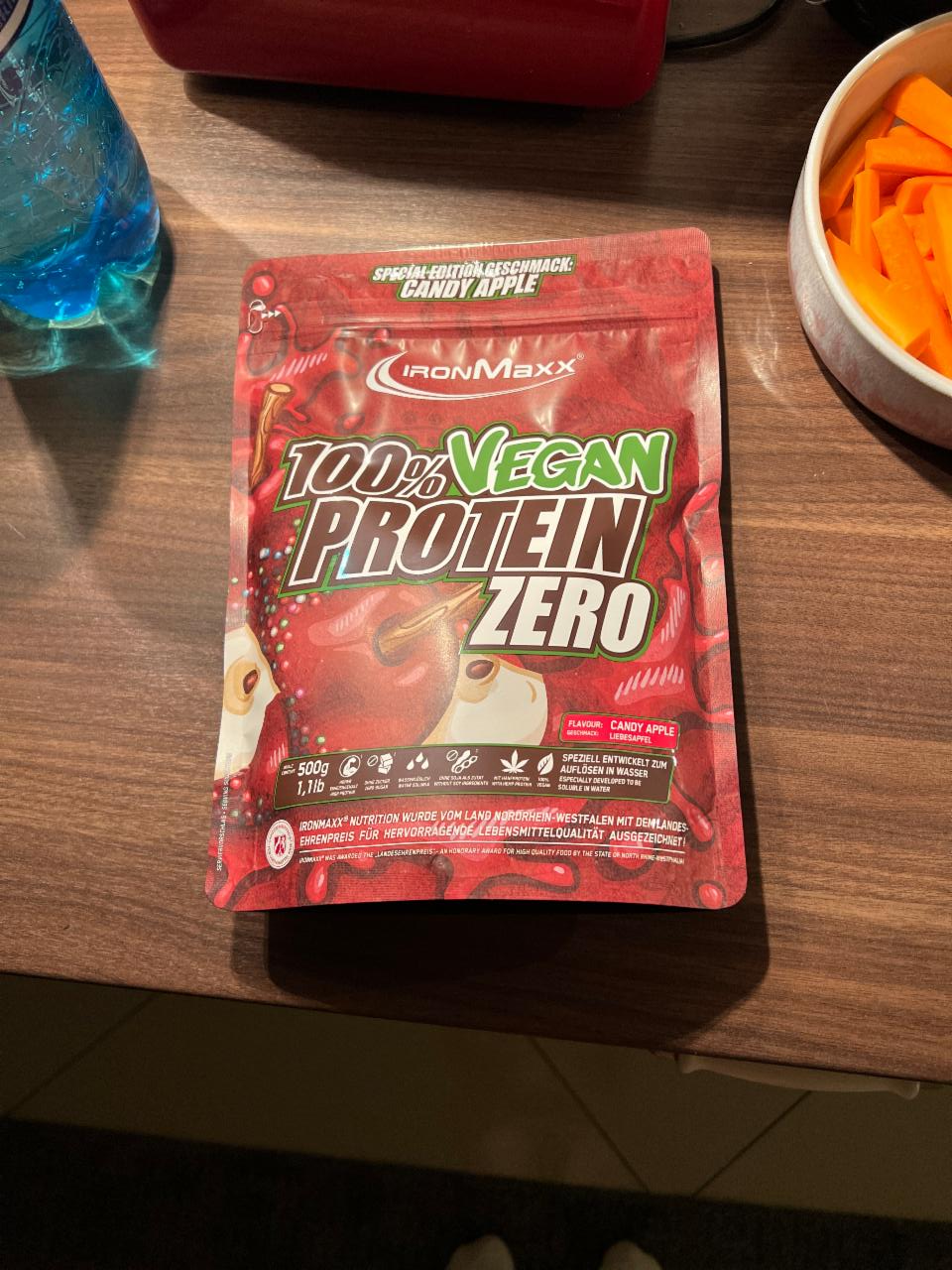 Fotografie - 100% Vegan Protein Zero Candy Apple IronMaxx