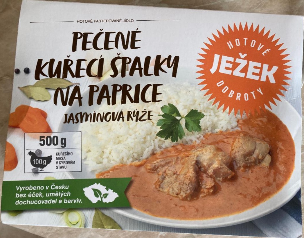 Fotografie - Pečené kuřecí špalky na paprice, jasmínová rýže Ježek