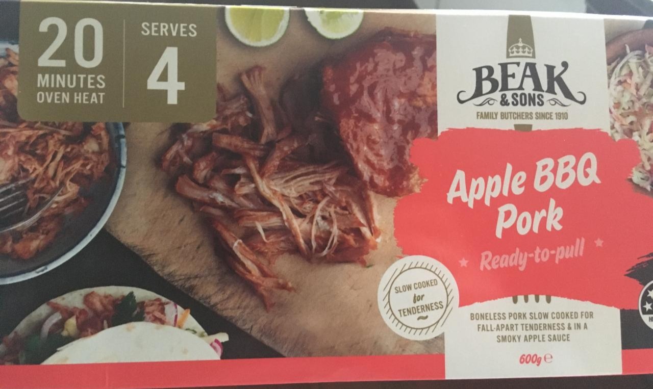 Fotografie - Apple BBQ Pork Beak & Sons