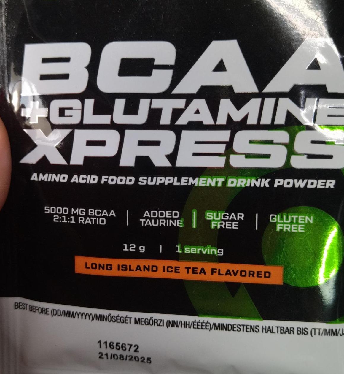 Fotografie - BCAA Glutamine Xpress Long Island Ice Tea flavored Scitec Nutrition