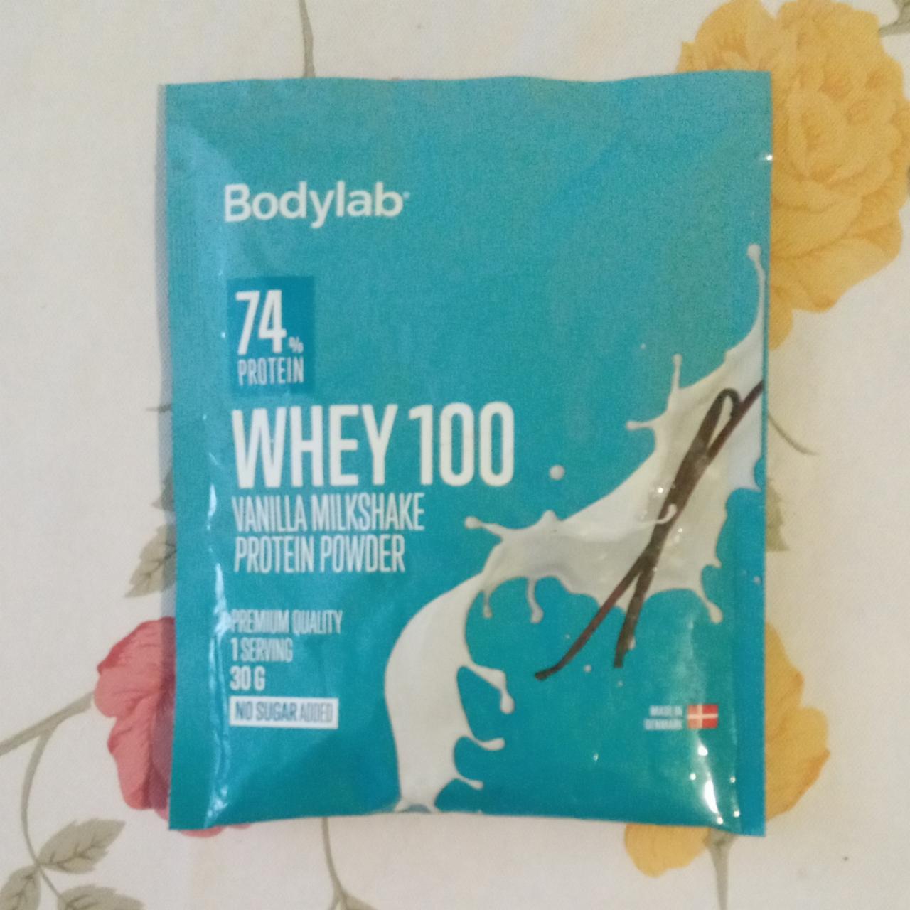 Fotografie - Whey 100 75% protein Vanilla Milkshake Bodylab