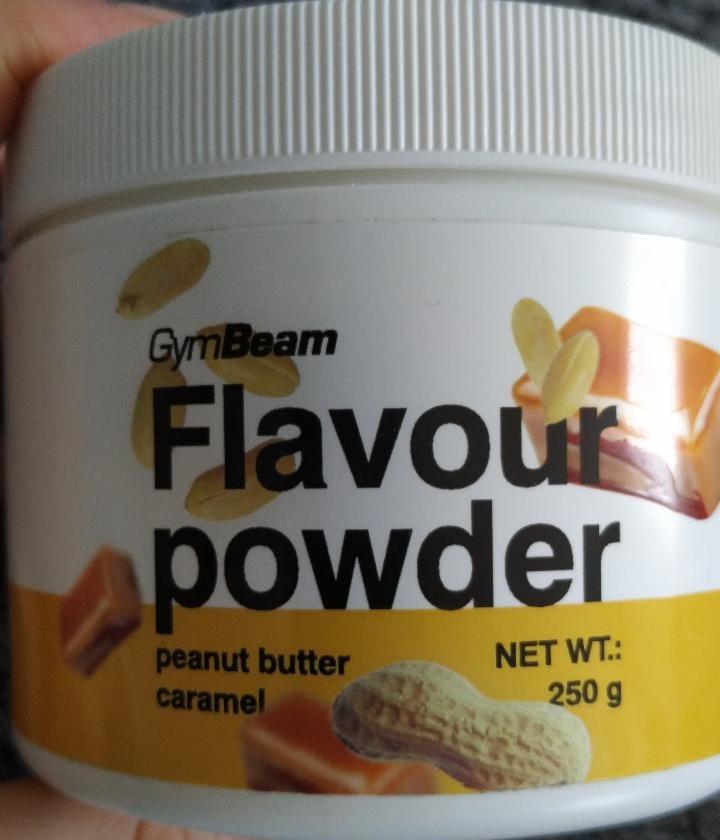 Fotografie - Flavour powder peanut butter caramel GymBeam