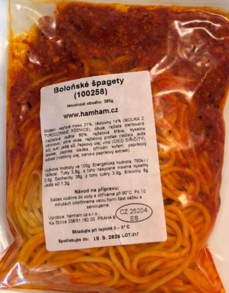Fotografie - Boloňské špagety Hamham
