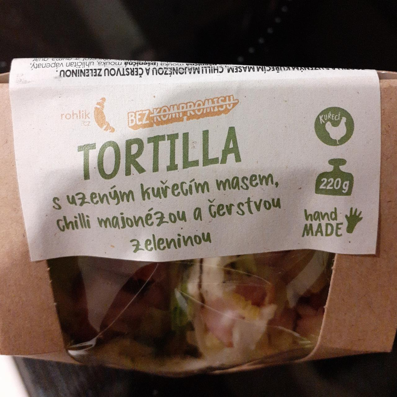 Fotografie - Tortilla s kuřecím masem a chilli majonézou Rohlik.cz