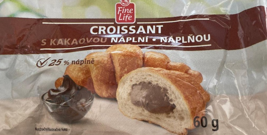 Fotografie - Croissant s kakaovou náplní Fine Life