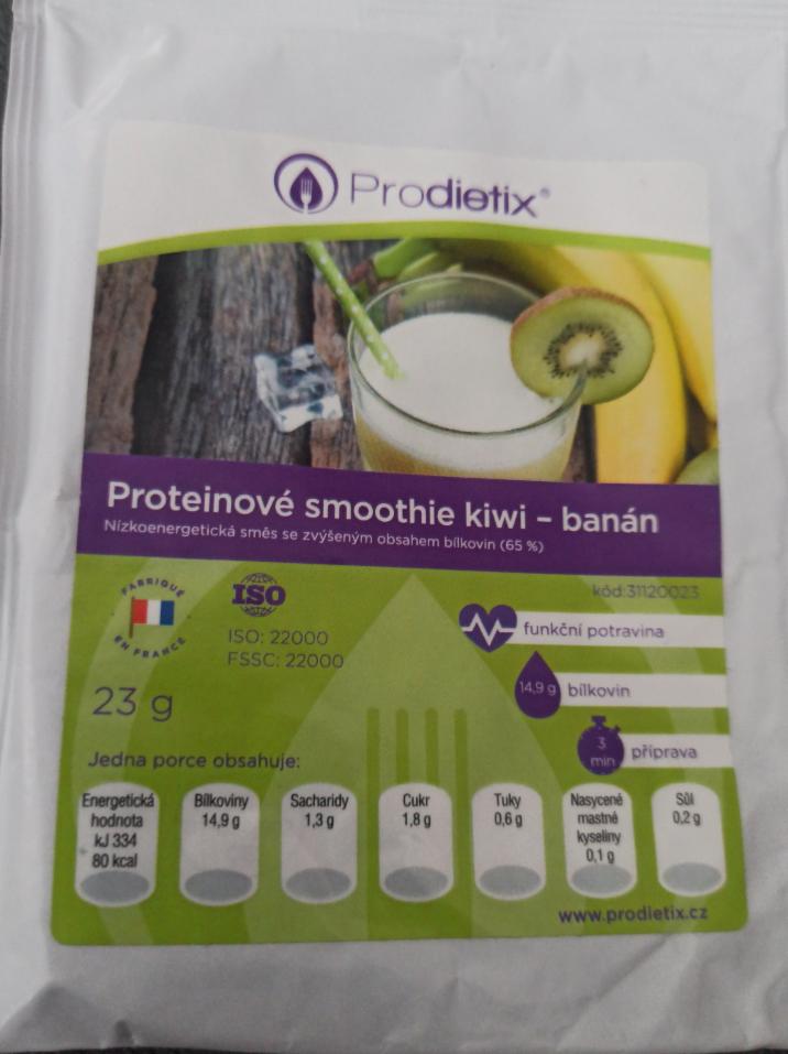 Fotografie - Proteinové smoothie kiwi - banán Prodietix