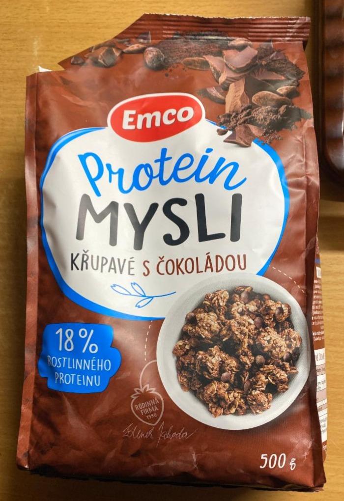 Fotografie - Protein mysli křupavé s čokoládou Emco