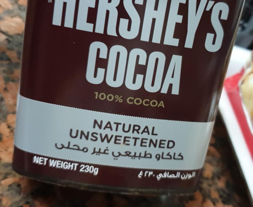 Fotografie - Natural Unsweetened 100% Cocoa - Hershey's