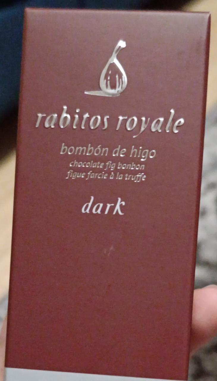 Fotografie - Chocolate Fig Bonbons Dark Rabitos Royale