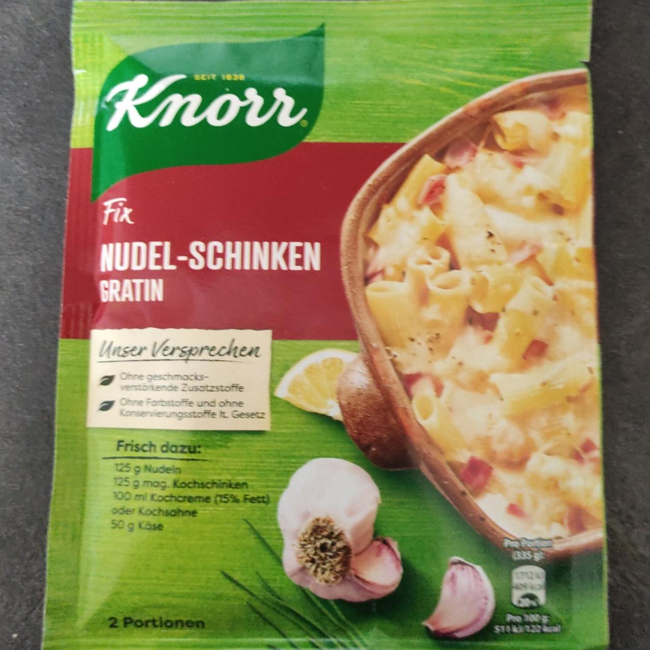 Fotografie - Fix Nudel-Schinken Gratin Knorr