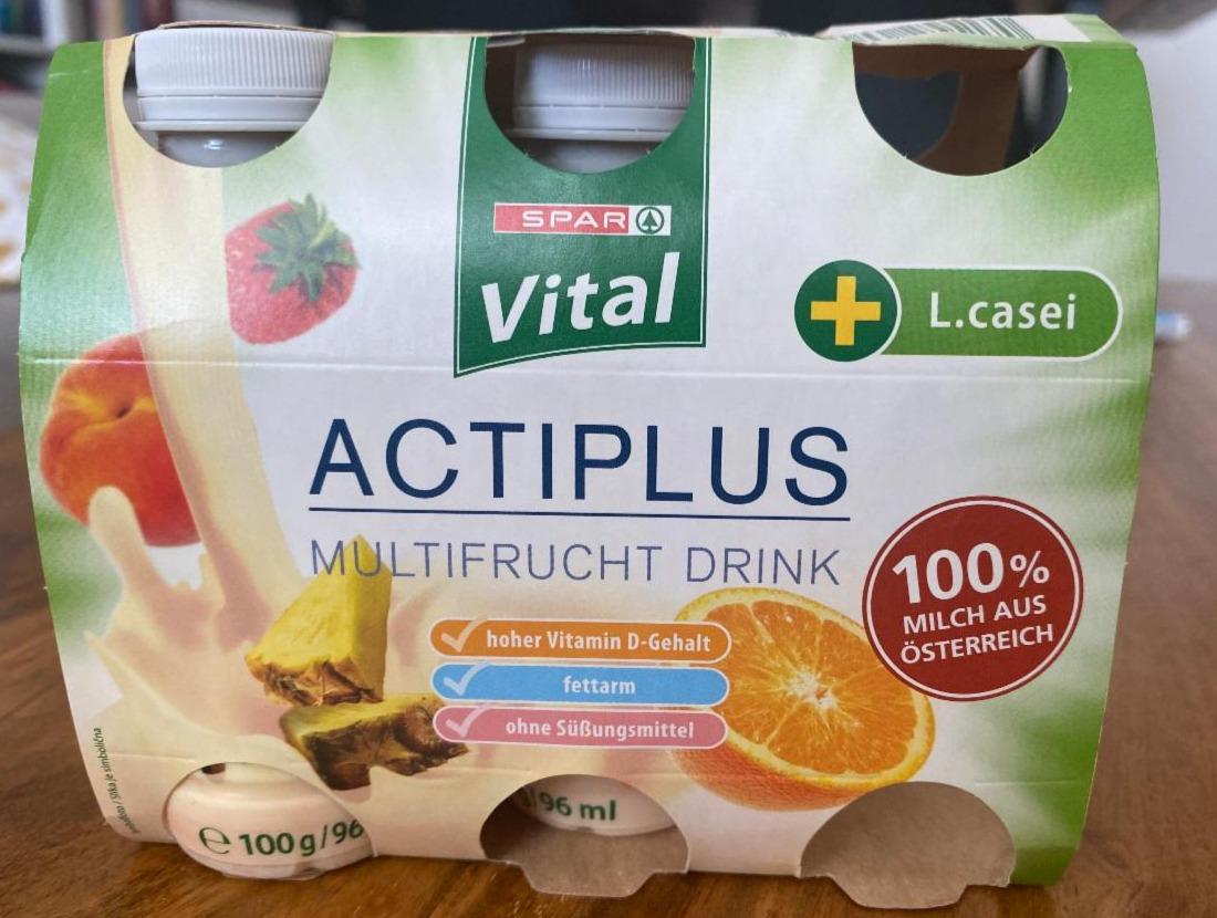 Fotografie - Actiplus Drink Multifrucht + L.Casei Spar Vital