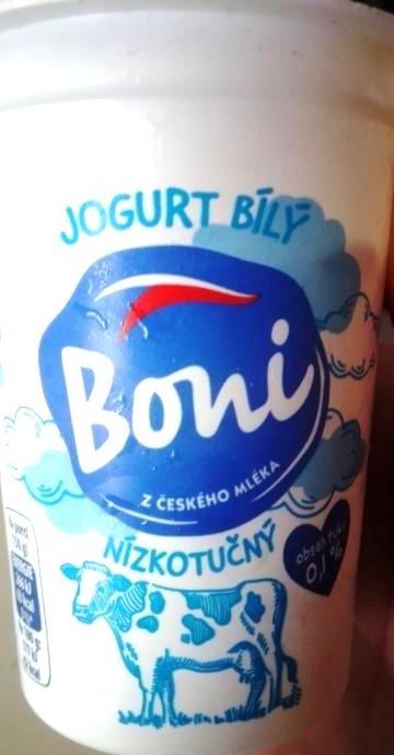 Fotografie - Jogurt bílý nízkotučný 0,1% tuku Boni
