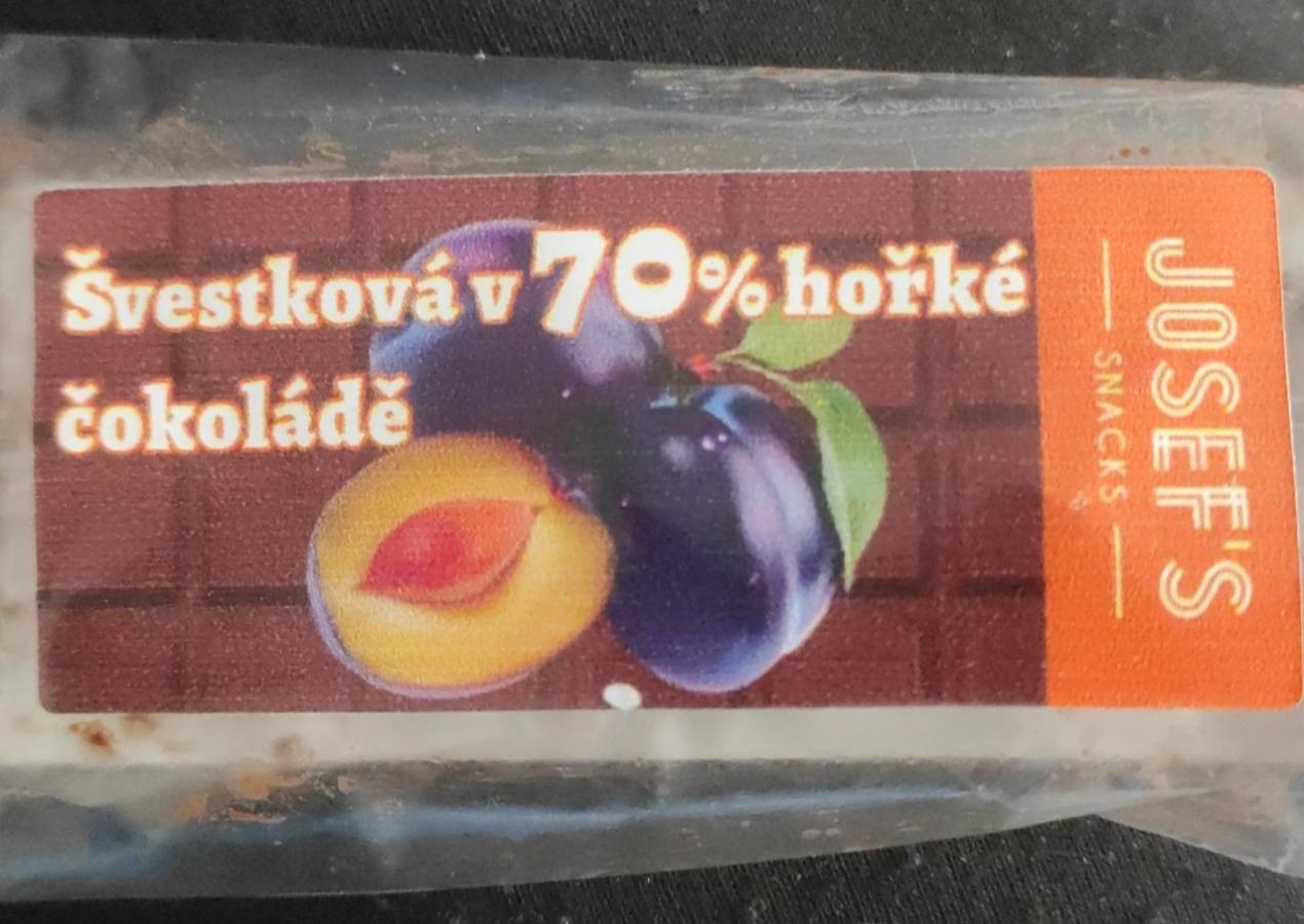 Fotografie - Švestková v 70% hořké čokoládě Josef's Snacks