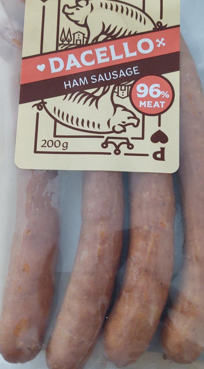 Fotografie - Ham Sausage 96% meat Dacello