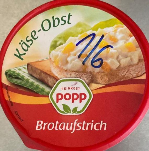 Fotografie - Brotaufstrich Käse-Obst