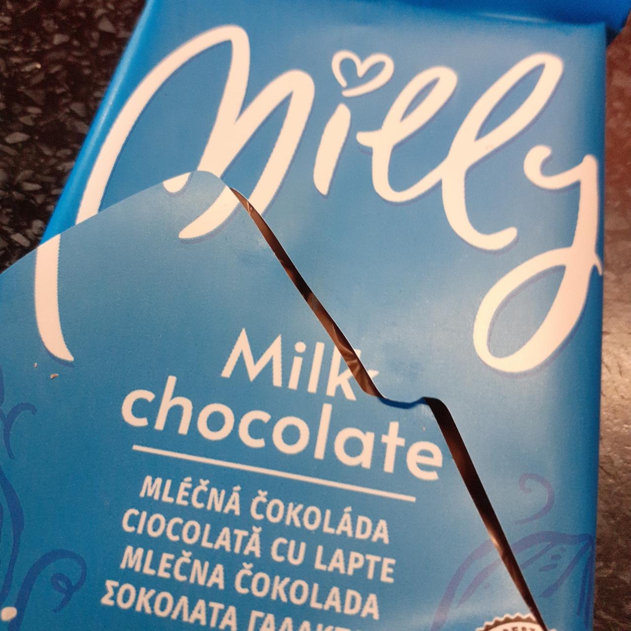 Fotografie - chocolate mléčná čokoláda Milly milk