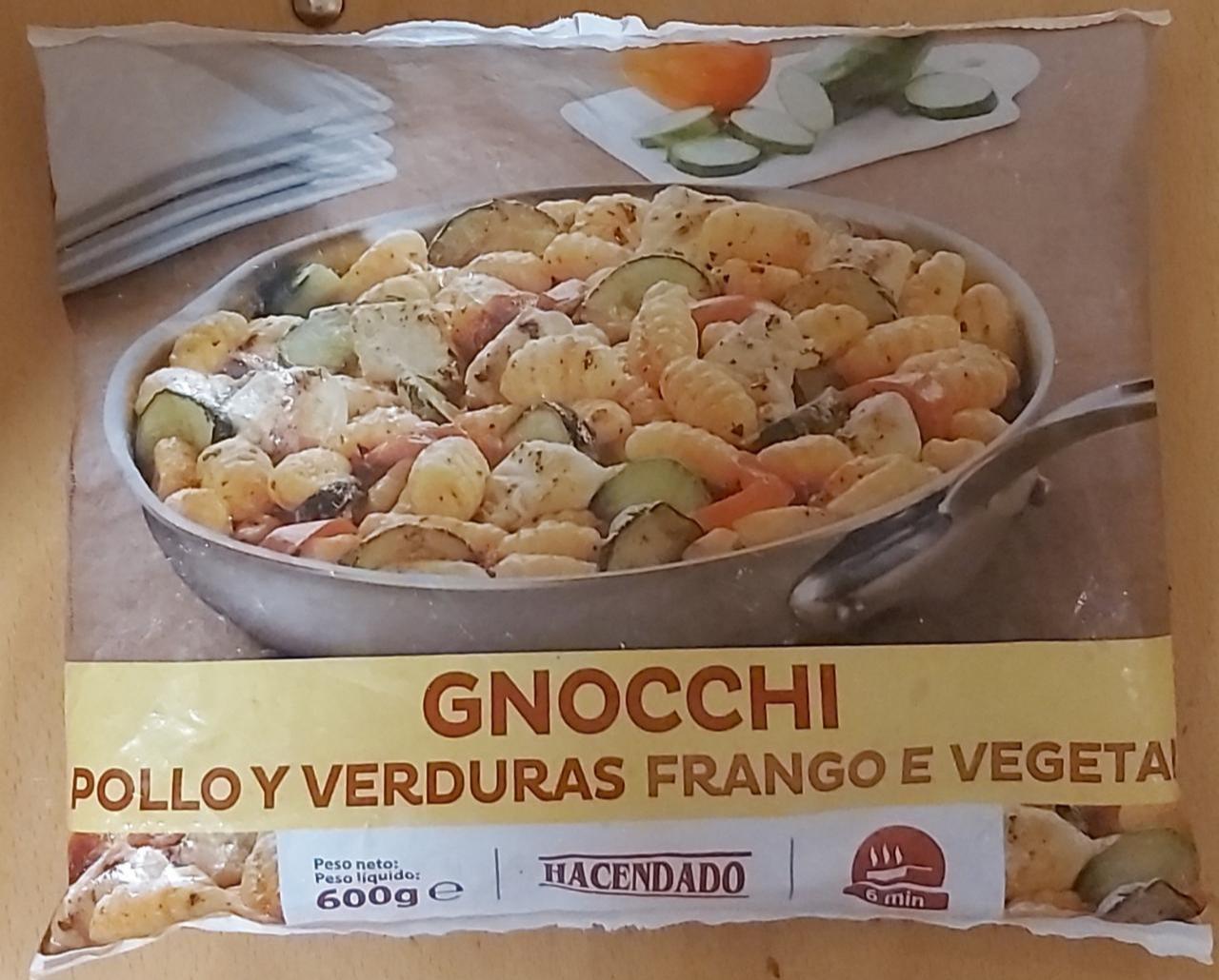 Fotografie - Gnocchi de pollo y verduras Hacendado