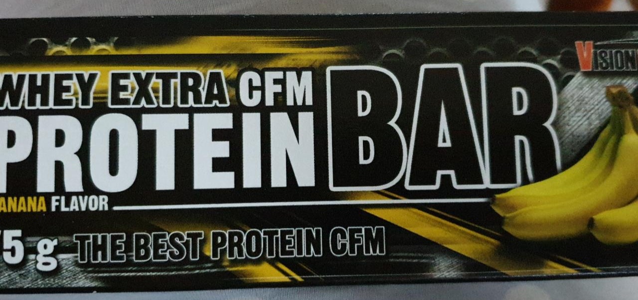Fotografie - Whey extra CFM Protein bar banana