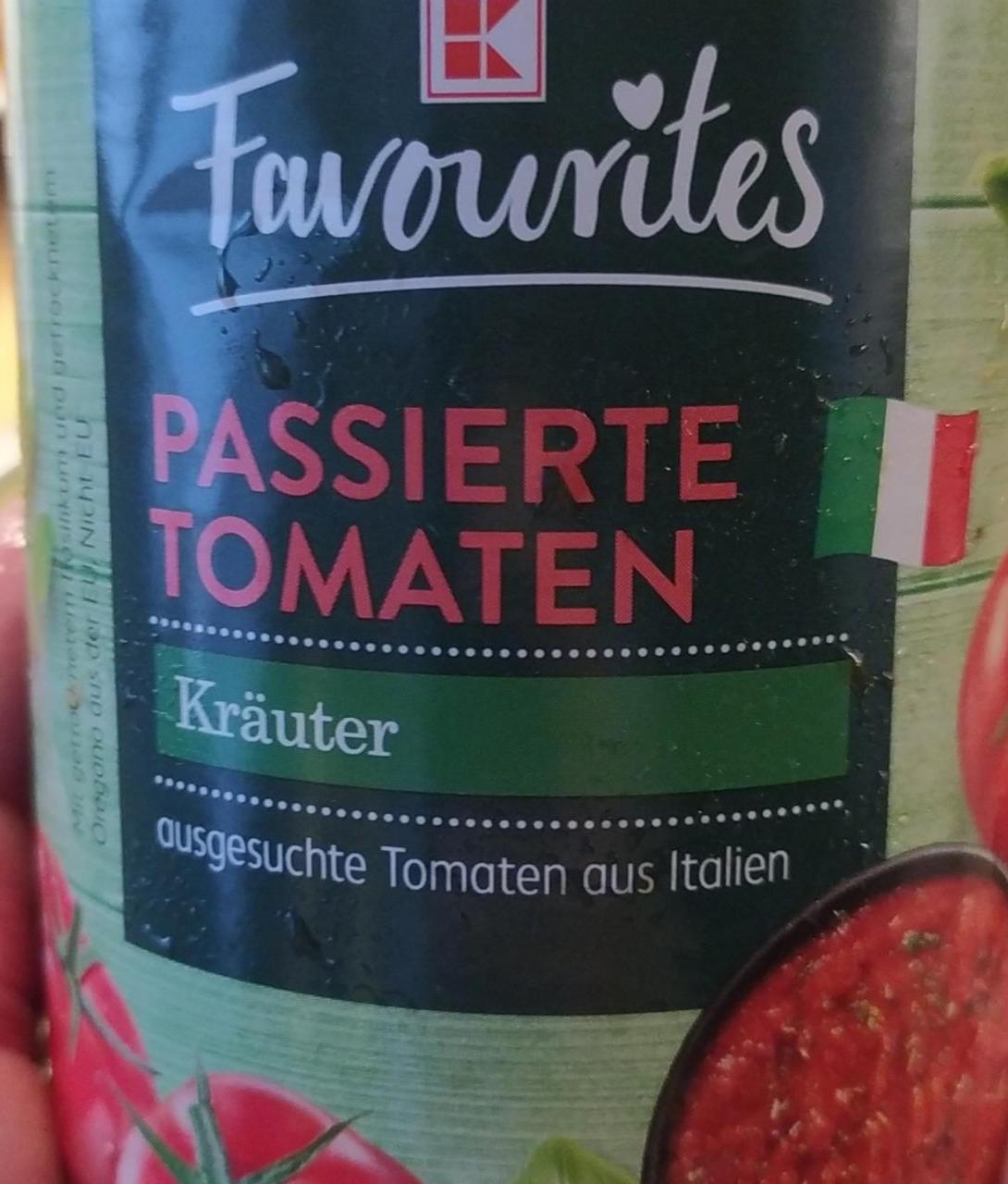 Fotografie - Passierte Tomaten Kräuter K-Favourites