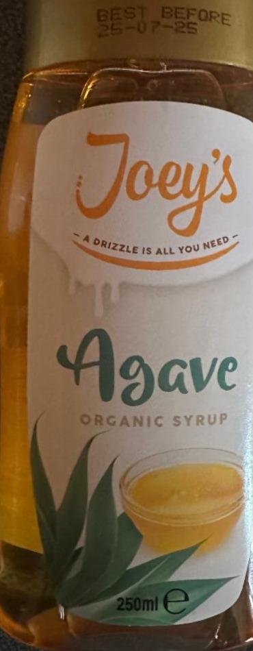 Fotografie - Agáve organic syrup Joey's