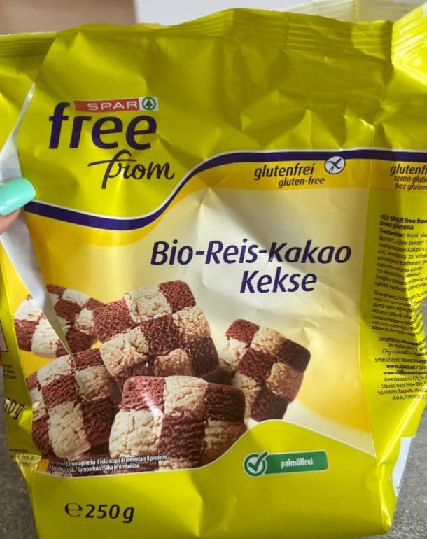 Fotografie - Bio-Reis-Kakao Kekse Spar free from