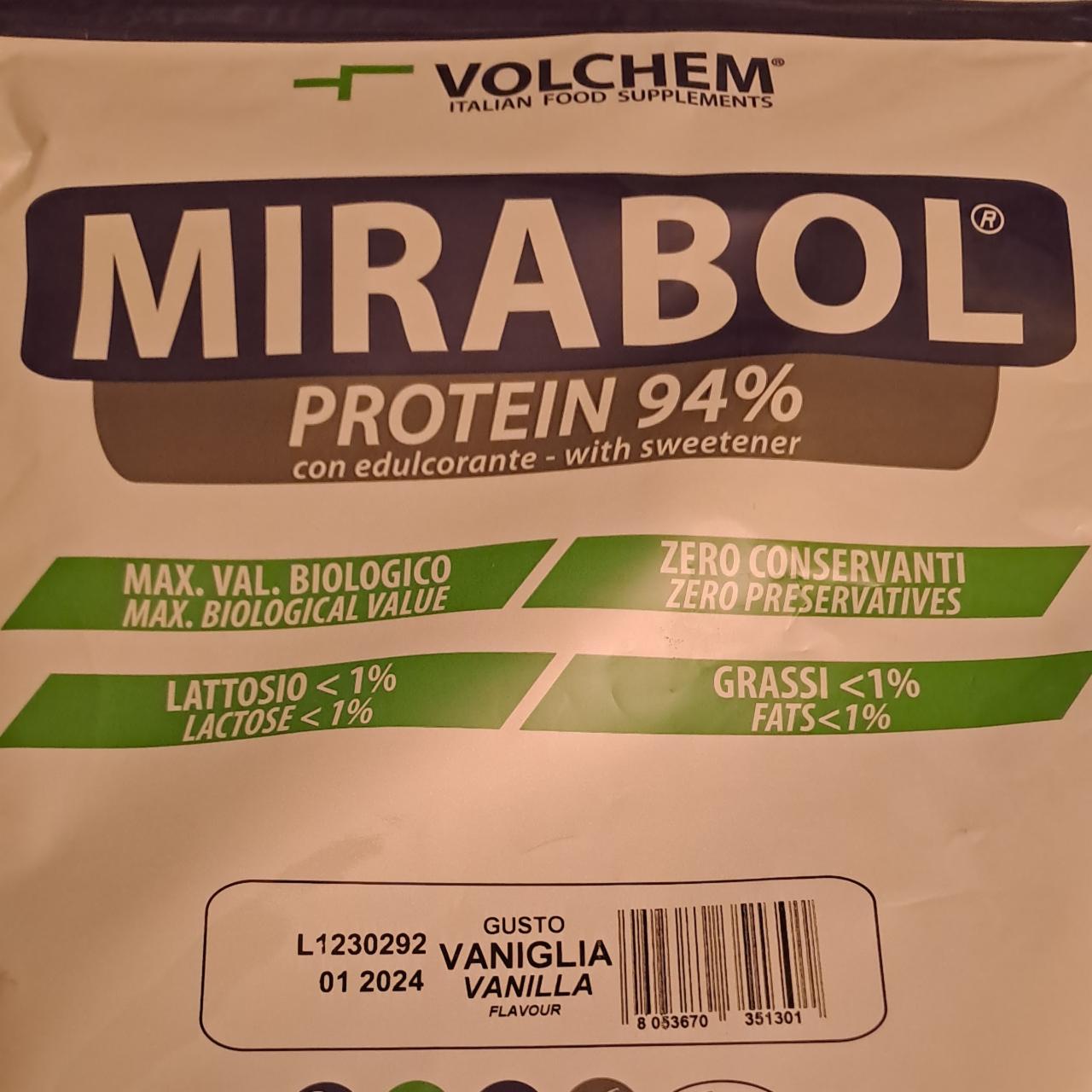 Fotografie - Mirabol Protein 94% Vanilla Volchem
