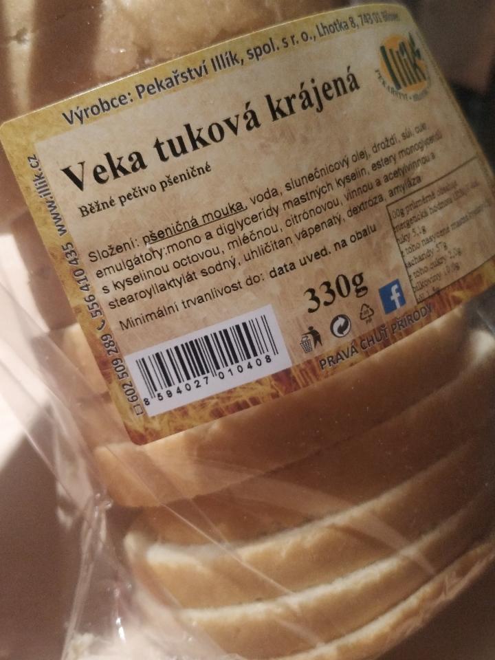 Fotografie - Veka tuková krájená Illík