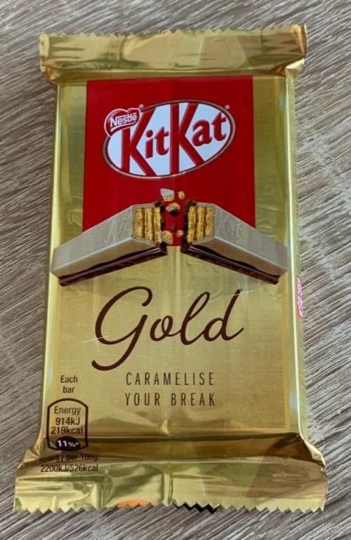Fotografie - KitKat Gold Caramel