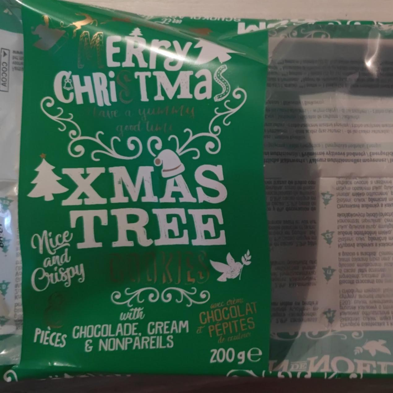 Fotografie - Merry Christmas XMAS TREE cookies