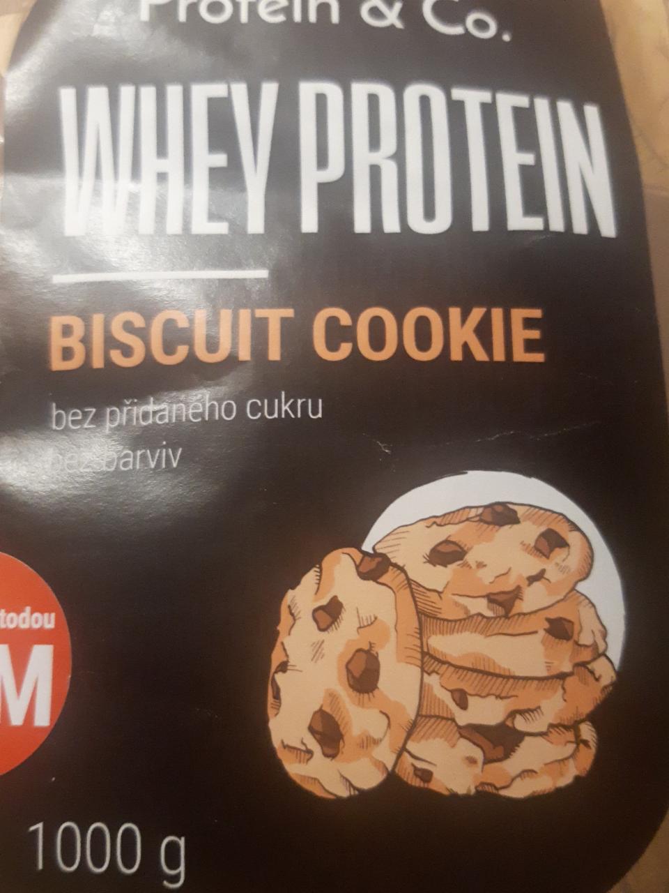 Fotografie - whey protein CFM biscuit cookie