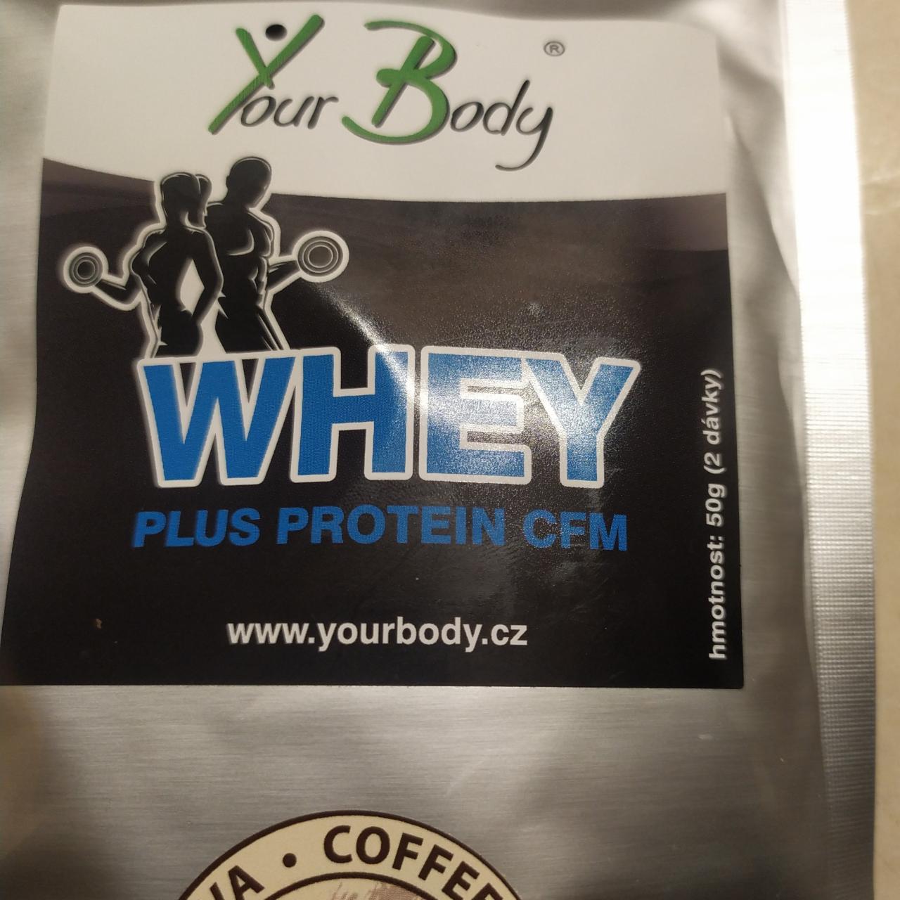 Fotografie - Whey plus protein CFM káva YourBody