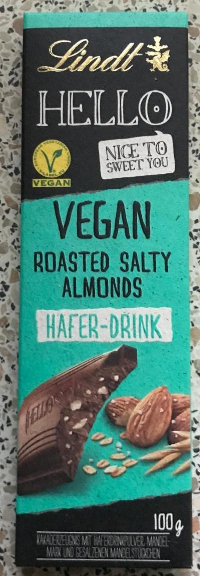 Fotografie - Hello Vegan Roasted Salty Almonds Hafer-Drink Lindt