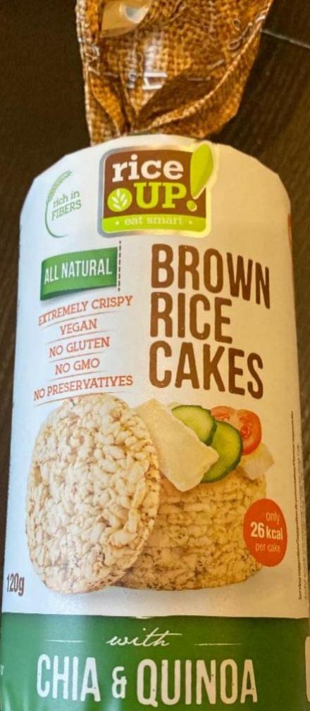 Fotografie - Brown rice cakes quinoa & chia Rice Up!