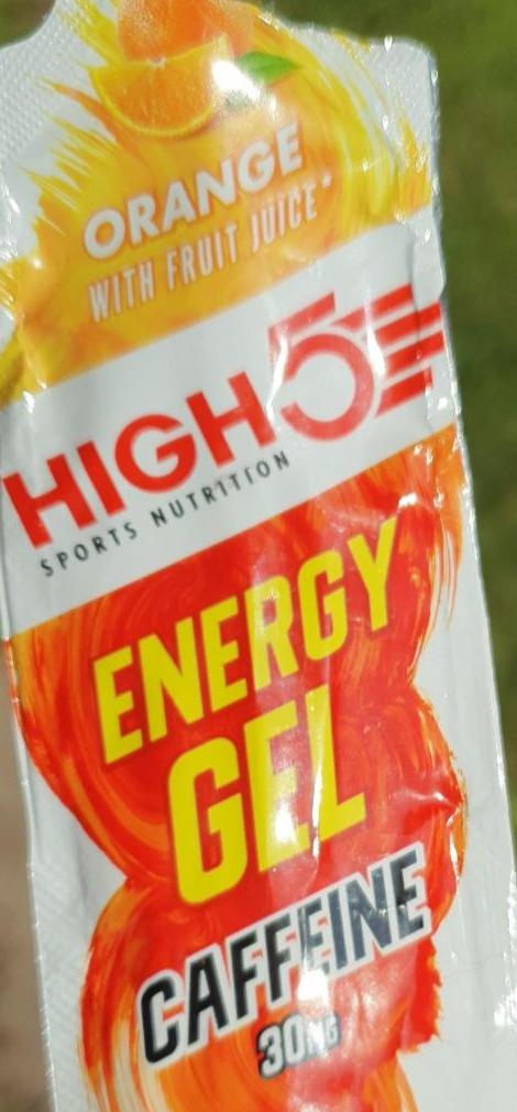 Fotografie - High 5 energy gel orange