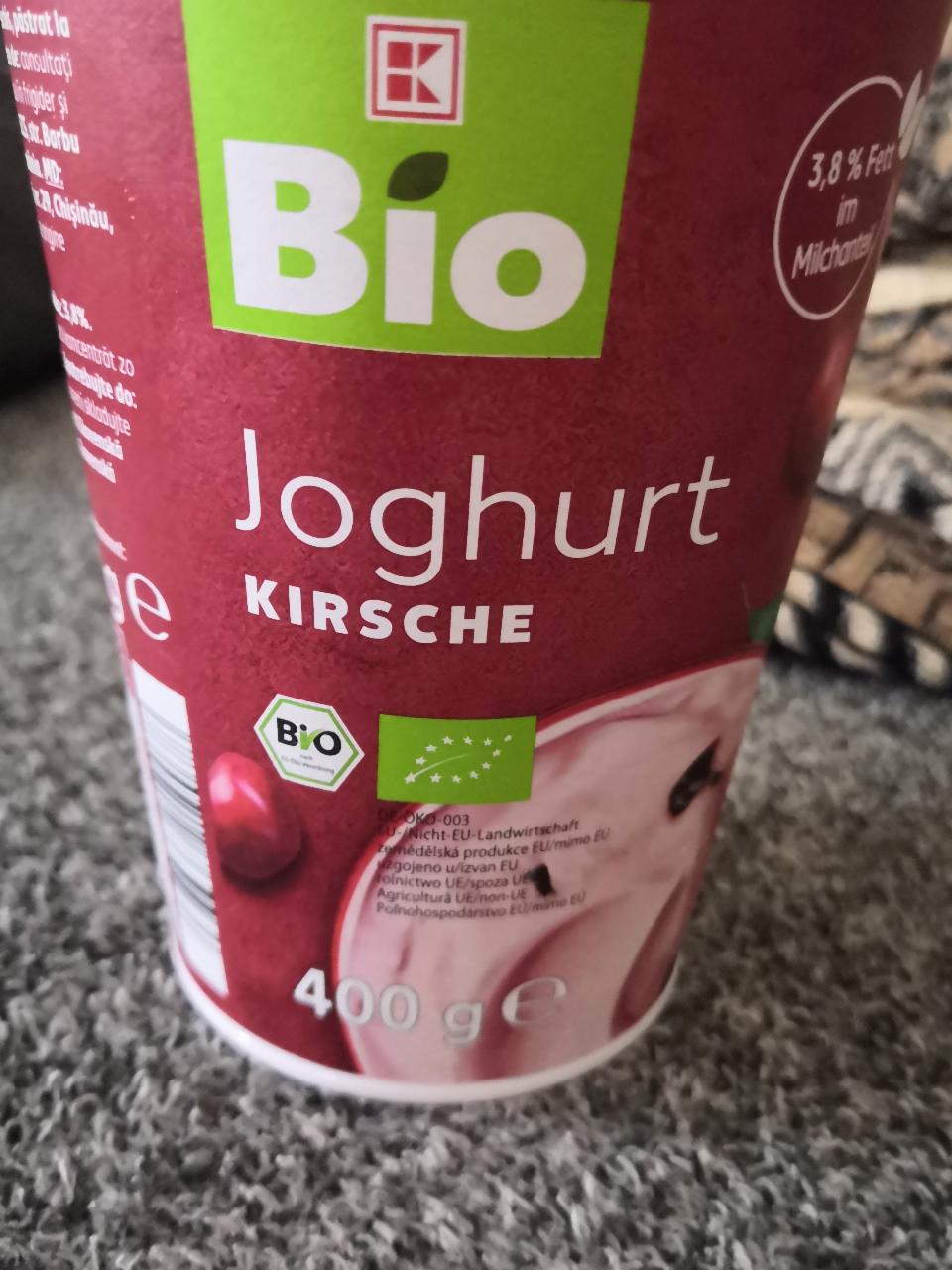 Fotografie - Joghurt Kirsche 3,8% Fett K-Bio
