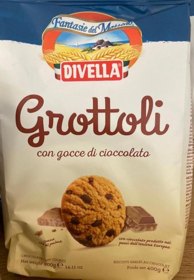 Fotografie - Gritolli pšeničné sušenky s čokoládou Divella