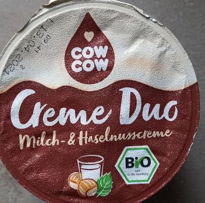 Fotografie - Creme Duo Milch- & Haselnusscreme COW COW