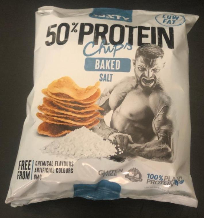 Fotografie - 50% Protein Chips baked salt Joxty